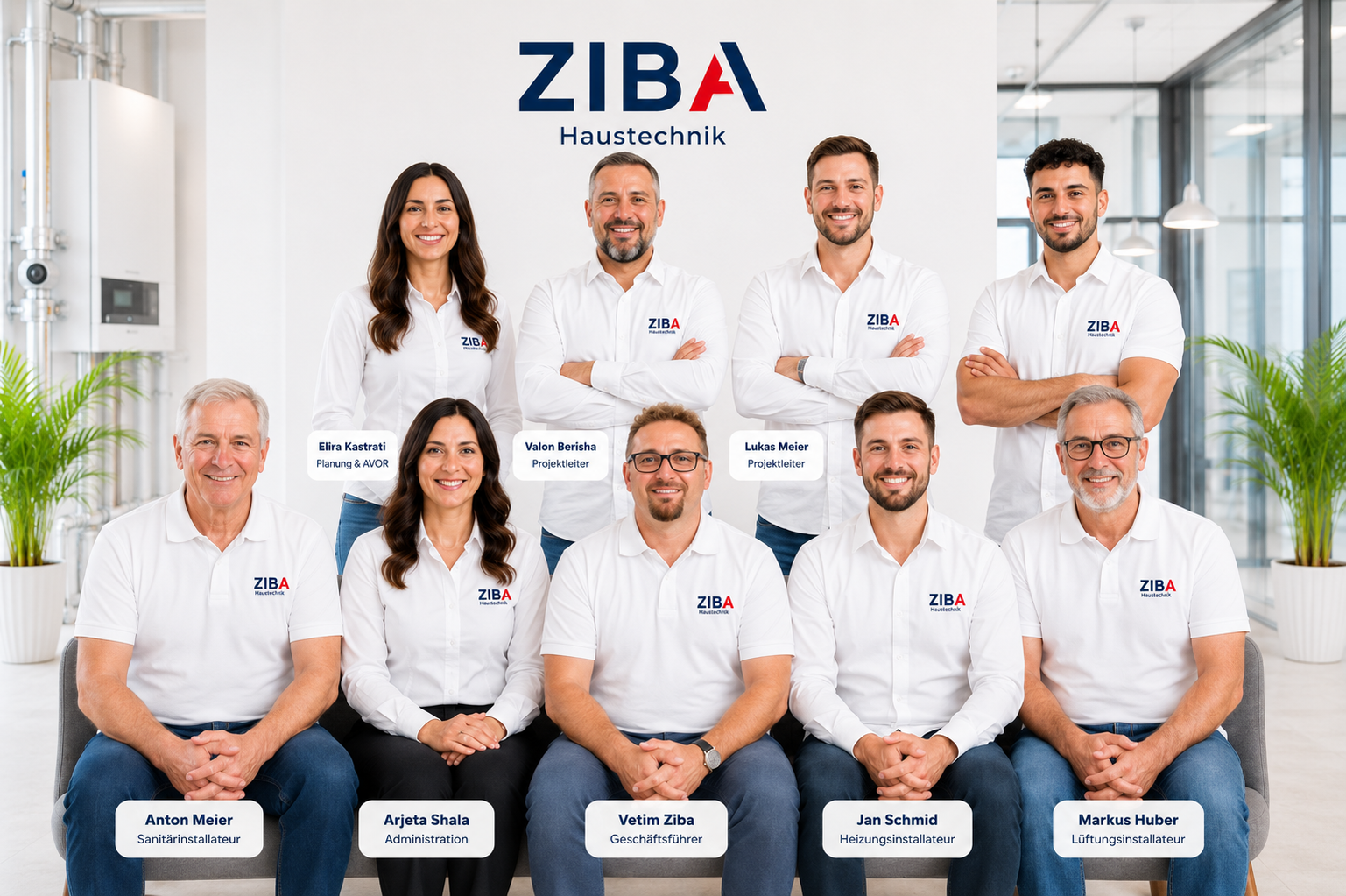 Das Team von Ziba Gebäudetechnik