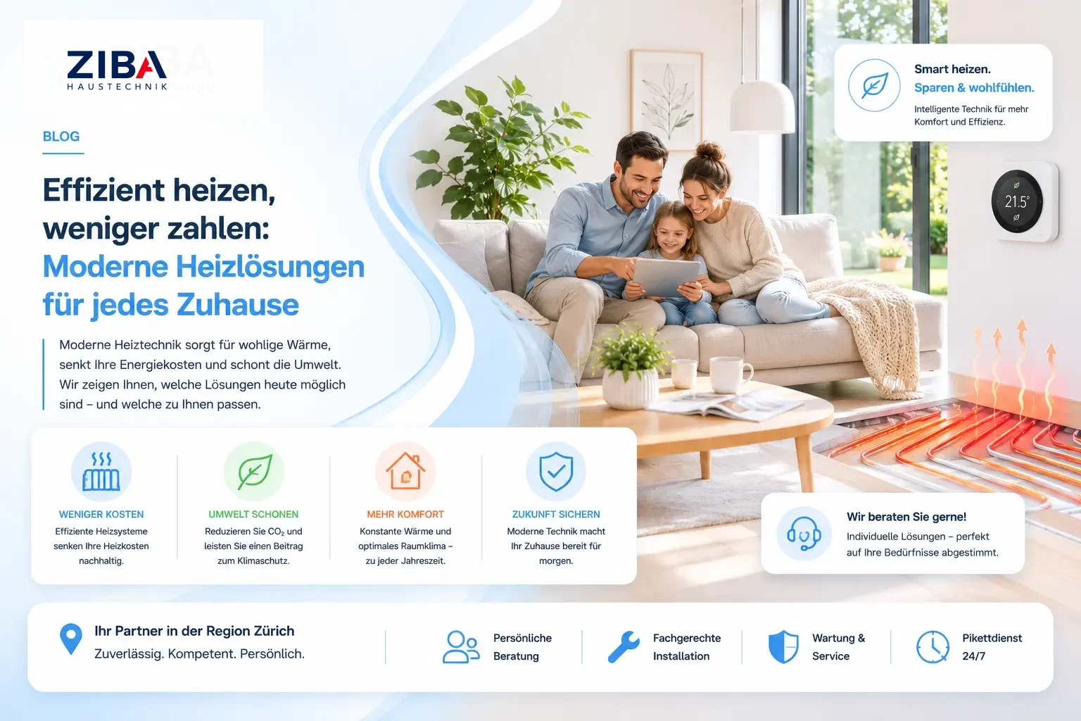 Fussbodenheizung: Kosten, Vorteile und Nachrüsten im Überblick