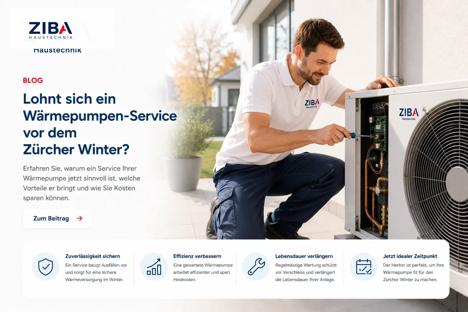 Lohnt sich ein Wärmepumpen-Service vor dem Zürcher Winter?